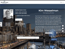 Tablet Screenshot of kimwesselman.com